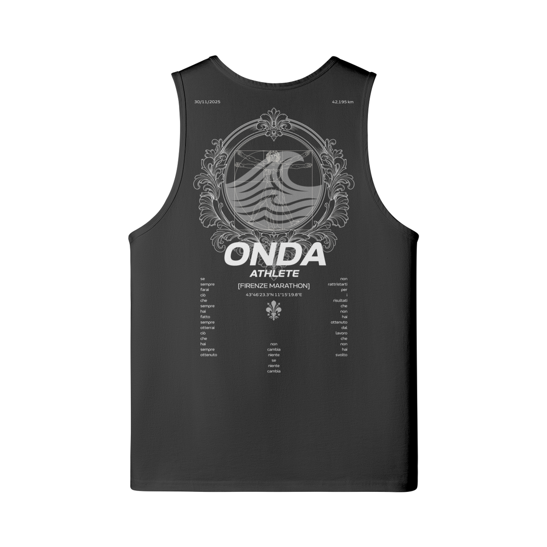 Canotta running ONDA edizione Firenze Marathon 2025