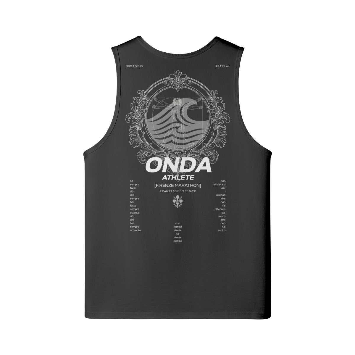 Canotta running ONDA edizione Firenze Marathon 2025