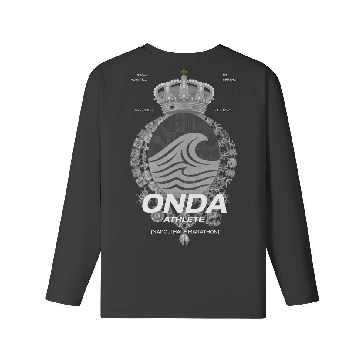Maglia running a maniche lunghe ONDA edizione Napoli Half Marathon 2026